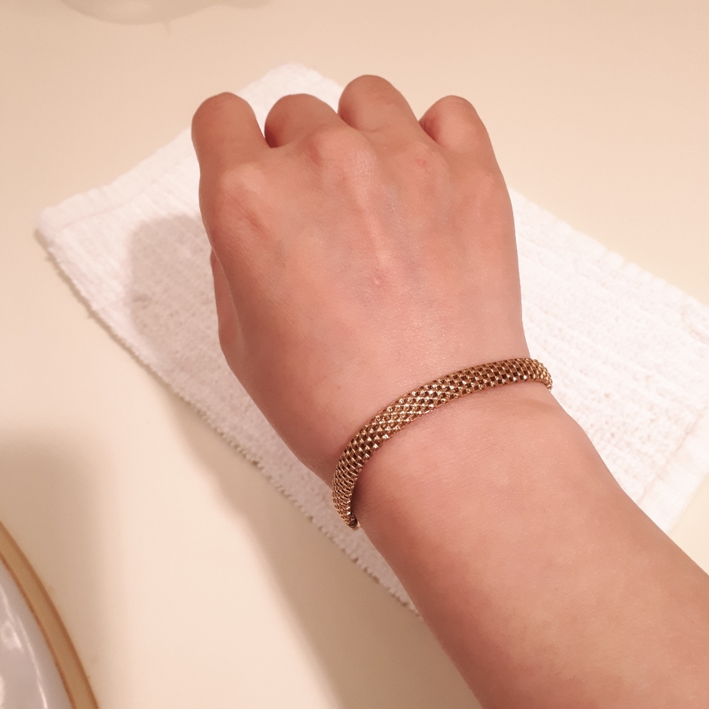Yellow Gold Color Bracelet - Picture 2 of 3